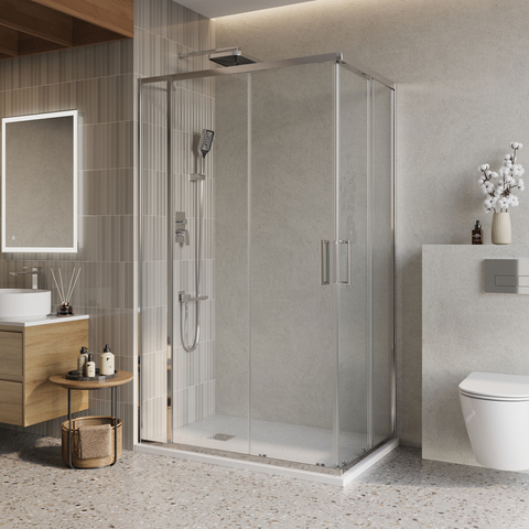 BelBagno Luce LUCE-AH-21-140/90-C-CR Душевой уголок, 140x90, цвет: хром