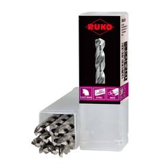 Сверло по металлу ц/х 6,5x101/63мм DIN338 h8 5xD HSSE-Co8 VA 130° Ruko 281065E