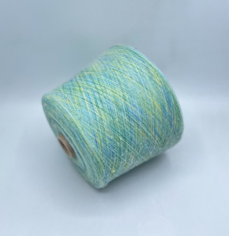 Бобинная пряжа,2200м,Pannetto multicilor, 65% Меринос, 35%Полиамид,Альпы,37066