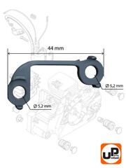 Вставка UNITED PARTS для бензопилы STIHL MS180 (под магнето) (90-1214)