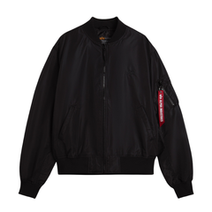 Бомбер Alpha Industries Logo L-2B Hunter Relaxed Black (Черный)
