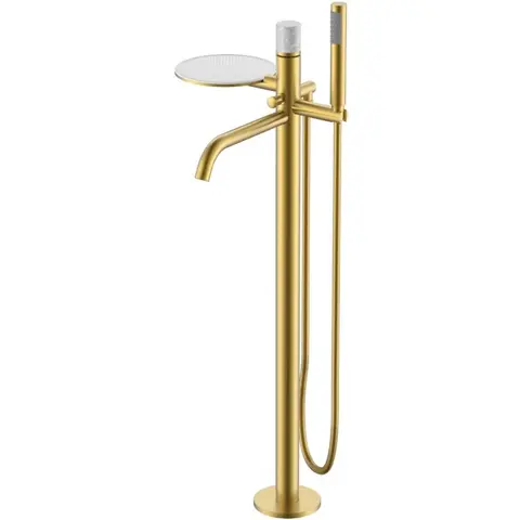 Boheme 129-MG-MR-GR Смеситель STICK напольный MATT GOLD MRAMOR GREY