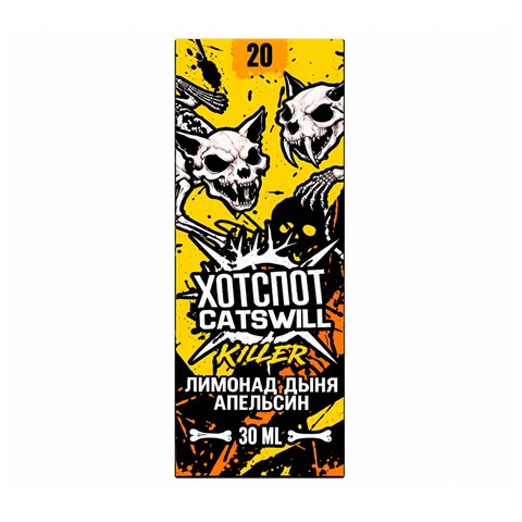 Жидкость HOTSPOT x CATSWILL Salt 2% 30ml - Лимонад Апельсин Яблоко