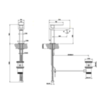 Gessi iSpa 41405#031 Смеситель для раковины на 1 отверстие (донный клапан не входит в комплект), цвет: хром