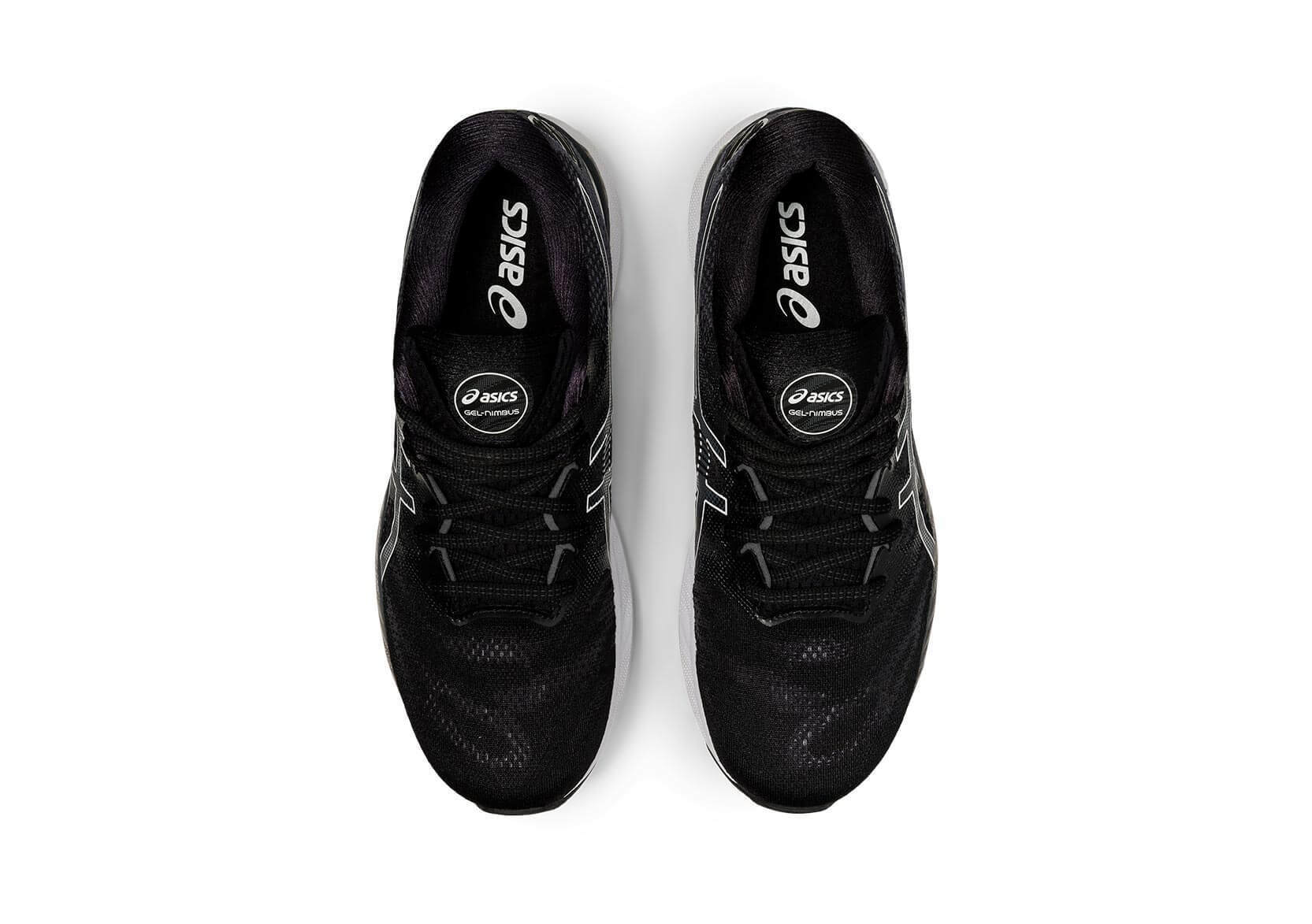Asics Gel Nimbus 23 Wide 2E кроссовки для бега мужские черные (Распродажа) - 4