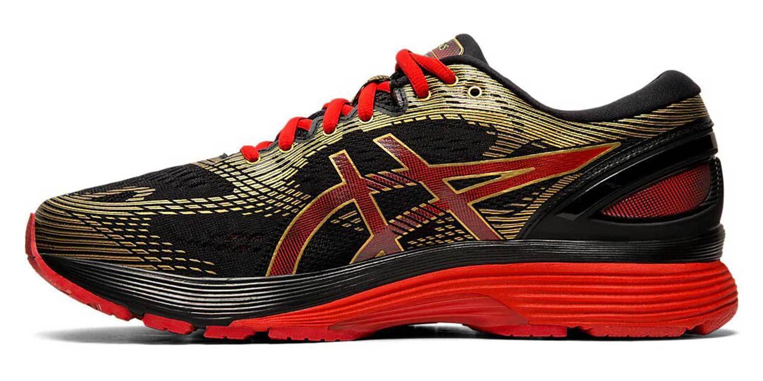 Asics Gel Nimbus 21 кроссовки для бега мужские черные-красные - 4