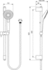 Ideal Standard Idealrain Evo B2233AA Душевой гарнитур 60,3 см 3 режима