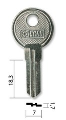 Заготовка английского ключа 10510 ARN3R AB43R КНР