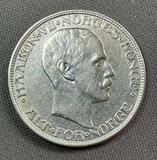K15890 Норвегия 1917 2 кроны серебро K15890 Норвегия 1917 2 кроны серебро