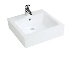 Creavit TP256-00CB00E-0000 Раковина мебельная накладная 50x50, цвет: белый (глянцевый) фото