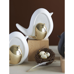 Декор из фарфора white birdie из коллекции essential, 16х8x13 см