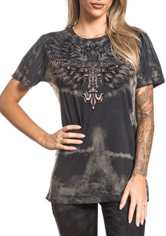 Affliction | Футболка женская GREENWOOD AW20598 перед