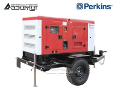 Дизельный генератор Азимут ЭД-64-Т400-2РКМ18 Perkins на шасси в кожухе с автозапуском