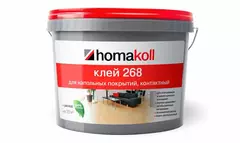 Клей для напольных покрытий, контактный Homakoll 268 1 кг