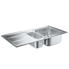 GROHE K400 31567SD0 Мойка кухонная с двумя чашами фото