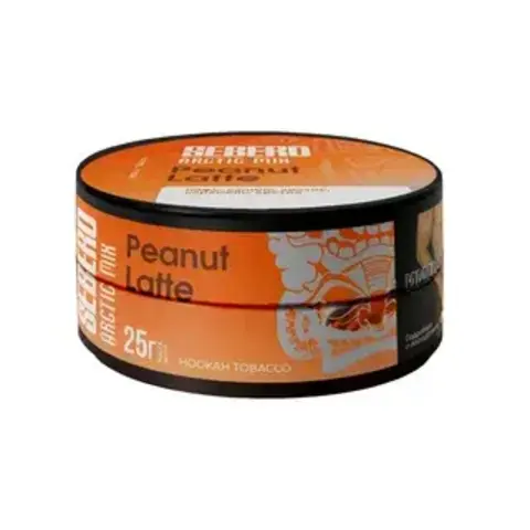М. Табак для кальяна Sebero Arctic mix Пинат Латте (Кофе, ваниль, арахис, карамель, арктик) 25гр