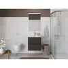 BelBagno UNO-700-2C-SO-GSO База под раковину подвесная с фрезерованными ручками по всей длине фасада с двумя выкатными ящиками, Темно-Серый Матовый, 700x455x608