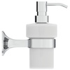 Ideal Standard La Dolce Vita T5510AA Дозатор для жидкого мыла с держателем, матовое стекло, для настенного монтажа, с крепежом