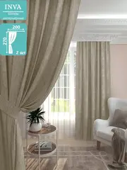 Шторы канвас 270х200 см комплект