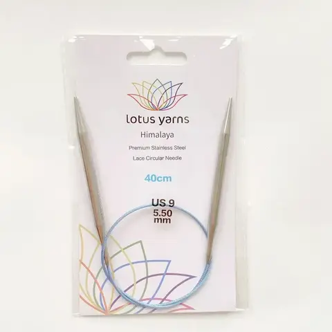 Спицы Lotus Yarns Himalaya Premium круговые 5,5 мм/40 см 14012