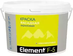 Краска Alpa Element F-5 фасадная акриловая атмосферостойкая белая