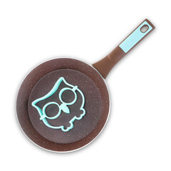 Сковорода диам. 24 см с формой для яичницы KITCHENSTAR Lollipop арт.SYB-L117AK-0124G