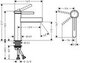 Hansgrohe Finoris 76024000 Смеситель для раковины (хром)