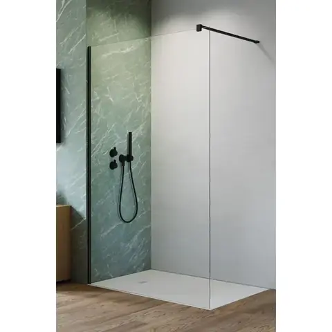 Radaway 10013100-54-01 NES Black Walk-in II 100