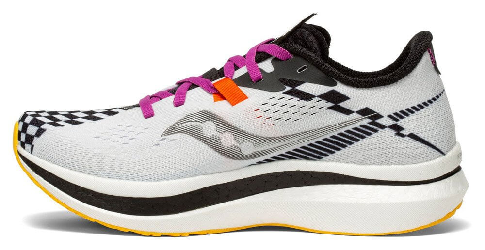 Женские кроссовки для бега Saucony Endorphin Pro 2 черные-белые - 2