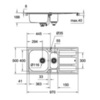 GROHE K400 31567SD0 Мойка кухонная с двумя чашами