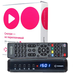 Ресивер Телекарта EVO 09 Спутниковый приемник HD (conax) без карты / версия R3