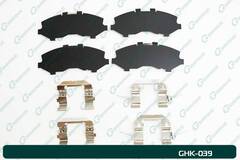 Комплект пластин для тормозных колодок G-brake GHK-039