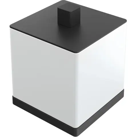 Boheme 10964-B Стакан для ватных дисков Qubic Black