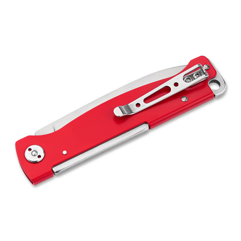 Складной нож Boker Plus Atlas Red, сталь 12C27, 01BP0013