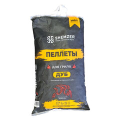 Пеллеты для гриля, дуб 100%, 10 кг, б/мешок (Shemzer)