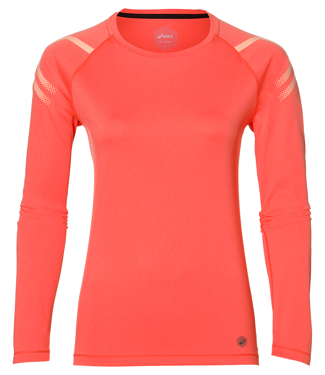 Asics Icon Ls Top женская футболка с длинным рукавом коралловая