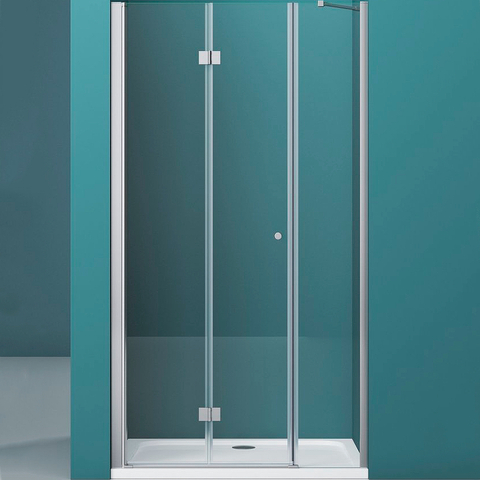 BelBagno Albano ALBANO-BS-13-80+100-C-CR Дверь в проём складывающаяся, с дополнительной неподвижной секцией, цвет: хром