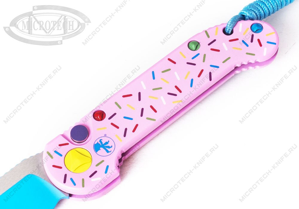 Нож Microtech LUDT 135-1DW Exclusive Dessert Warrior Donut Pink