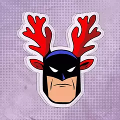 Акриловый брелок "Christmas Batman"