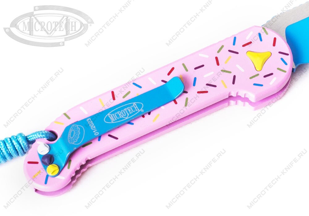 Нож Microtech LUDT 135-1DW Exclusive Dessert Warrior Donut Pink