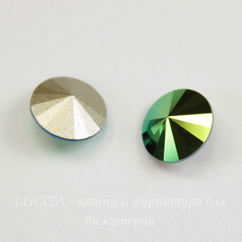 1122 Rivoli Ювелирные стразы Сваровски Crystal Scarabaeus Green (SS39) 8,16-8,41 мм