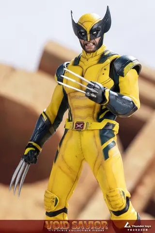 Фигурки Дэдпул и Росомаха из фильма Deadpool & Wolverine 1/12