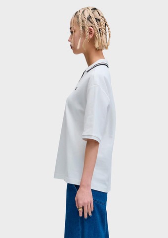 Поло FRED PERRY Open Collar Tipped Polo Shirt