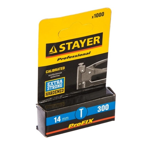 STAYER гвозди тип 300 (47/J/F), 14 мм, калибр 18GA. 1000 шт. (31614-14)