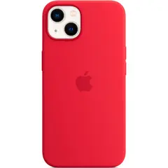 Силиконовый чехол с поддержкой MagSafe Apple Silicone Case для iPhone 13, Red (Красный)