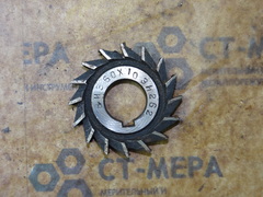 Фреза 3-хсторонняя 60х10х22 ЭИ-262 z=16 прямозубая