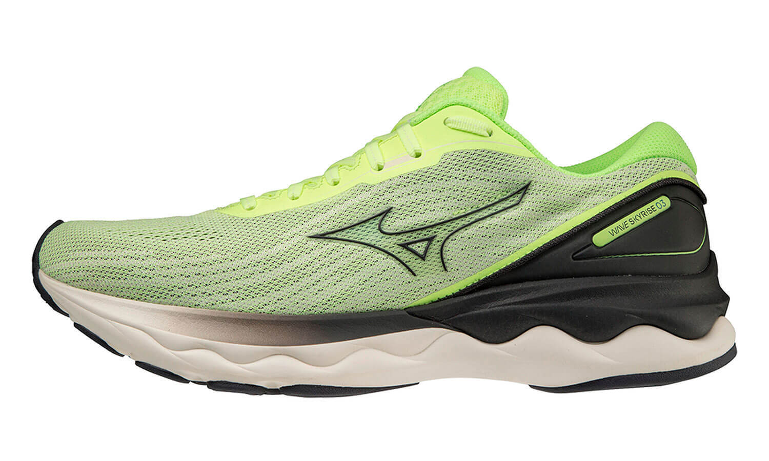 Мужские кроссовки для бега Mizuno Wave Skyrise 3 лайм - 5