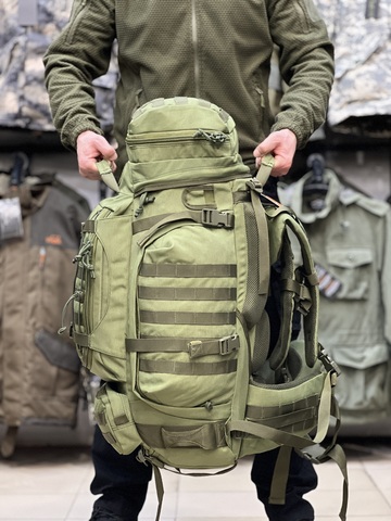 Рюкзак рейдовый 7.62, 100 л, Олива