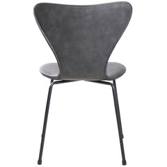 Стул Seven Leather серый