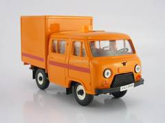 UAZ-39094 Farmer Emergency Service van plastic orange Agat Mossar Tantal 1:43